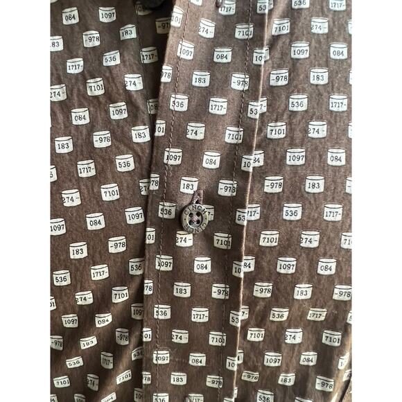 Men's Cinch Outdoors brown button down shirt size Large - Picture 5 of 7